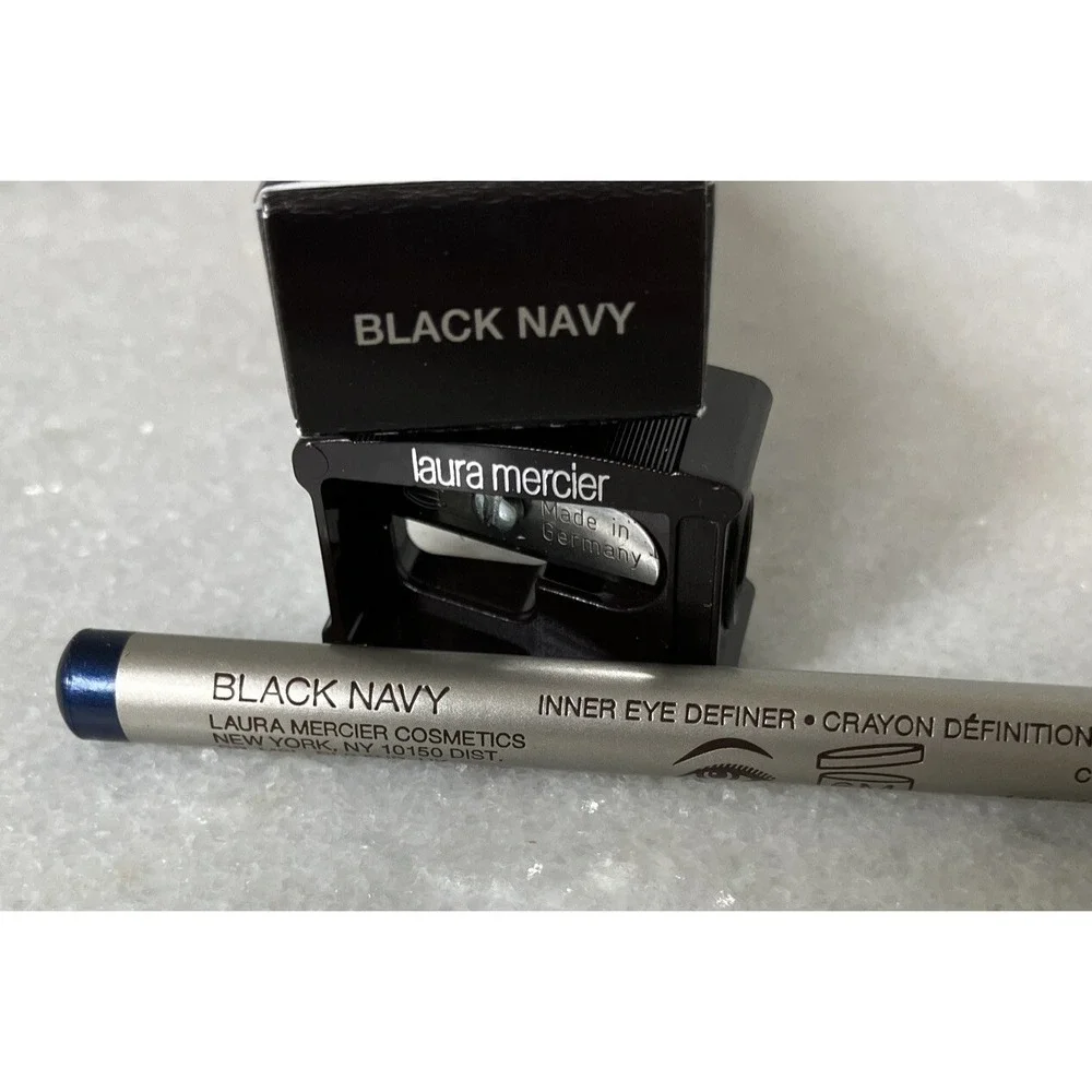 Laura Mercier Inner Eye Definer BLACK NAVY NEW 0.04oz.